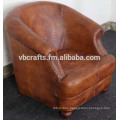 Leather Sofa Couch European Style